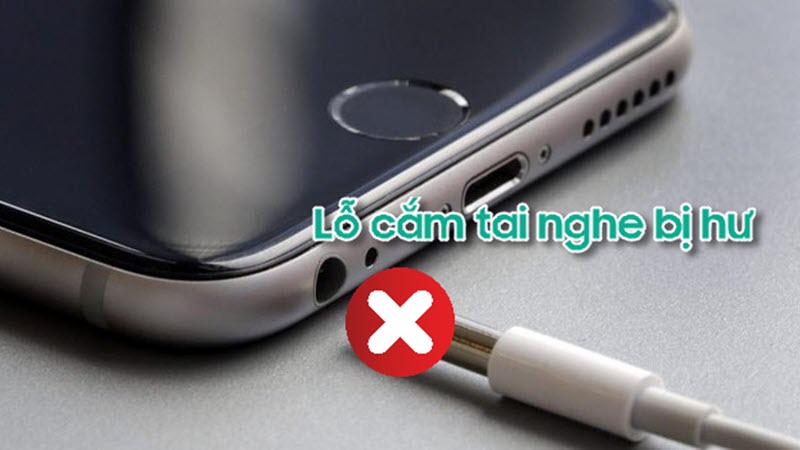 Lỗ cắm tai nghe bị hư, phải làm thế nào đây?