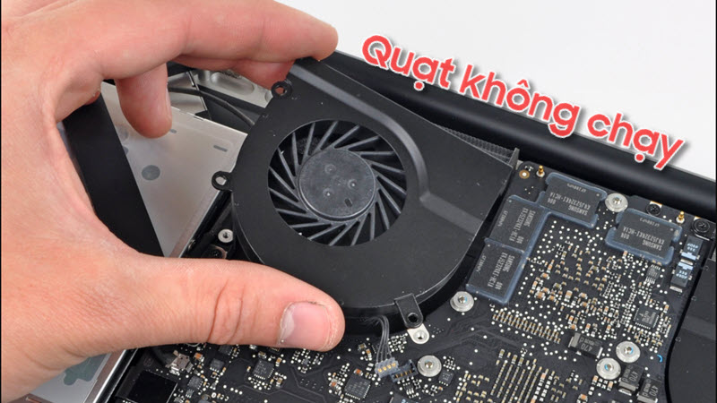 Cách xử lý khi quạt Macbook không chạy