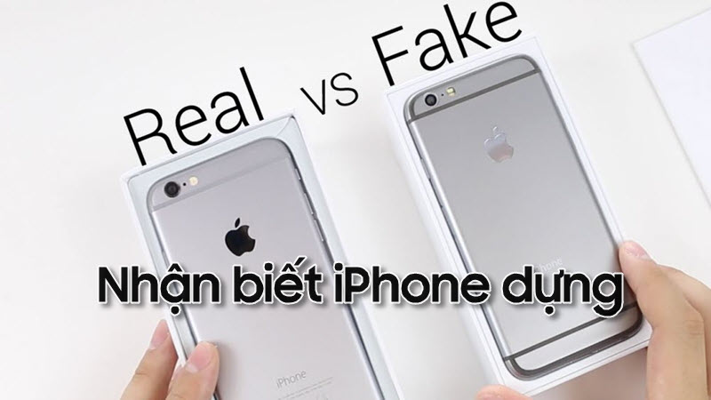 iPhone dựng là gì, dấu hiệu nhận biết iPhone dựng ra sao