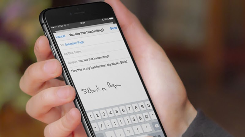 Chỉ với vài bước đơn giản, tự tạo chữ ký cá nhân ngay trên iOS