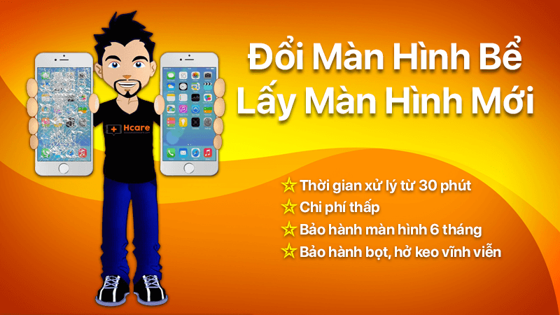 Đổi màn hình bể lấy màn hình mới