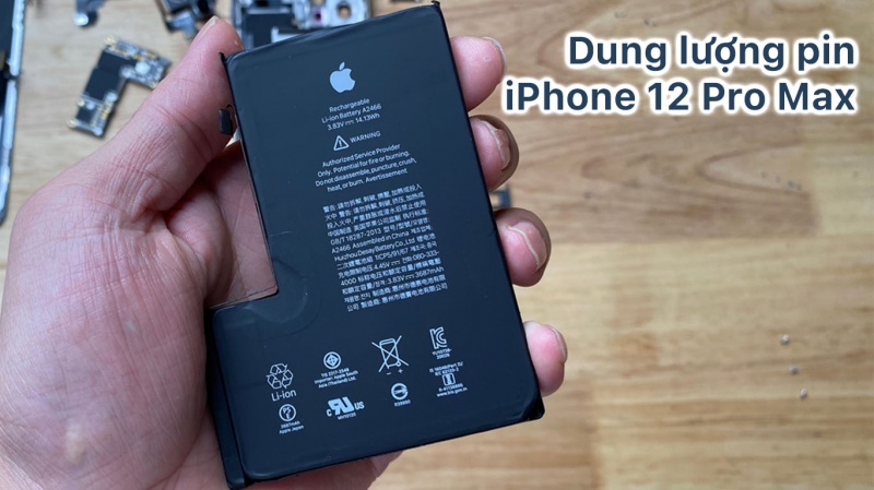 Dung lượng pin của iPhone 12 Pro Max