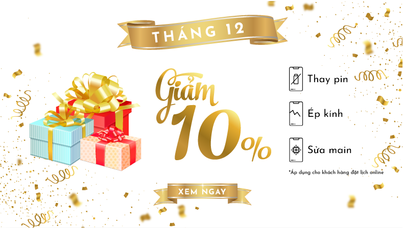 Chương trình ưu đãi tháng 12