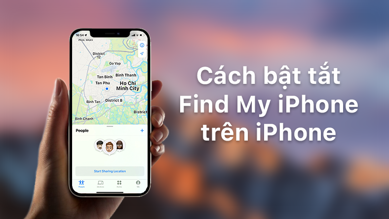 Cách bật tắt Find My iPhone trên iPhone