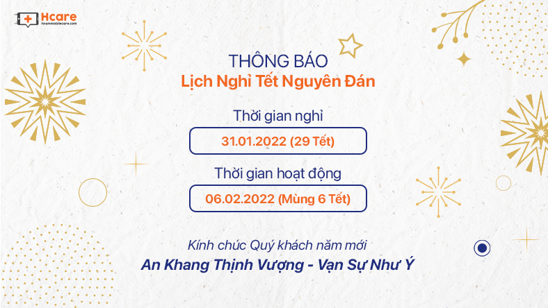 Thông báo lịch nghỉ Tết Nguyên Đán 2022