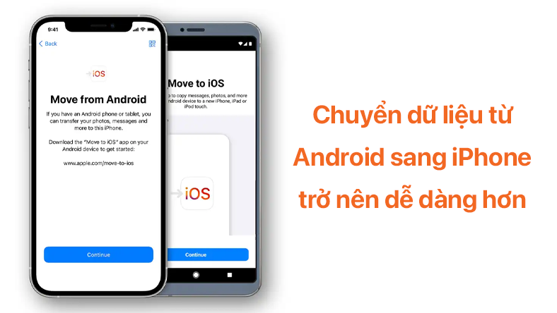 Chuyển dữ liệu từ Android sang iPhone trở nên dễ dàng hơn
