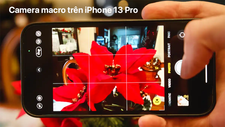 Camera macro trên iPhone 13 Pro là một tính năng tuyệt vời cho những ai yêu thích nhiếp ảnh. Với tính năng này, bạn sẽ có thể bắt những chi tiết siêu nhỏ, tạo nên những bức ảnh đẹp như mơ. Khám phá thế giới nhỏ bé xung quanh bạn với camera macro trên iPhone 13 Pro.