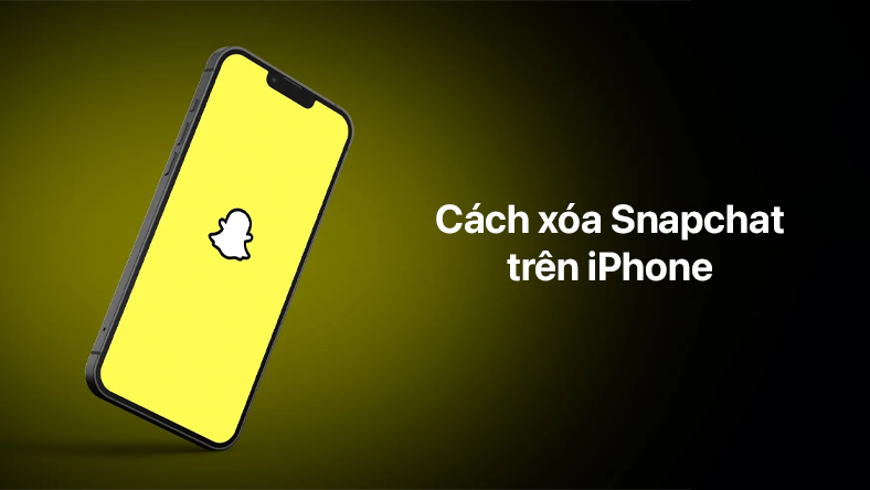Cách xóa Snapchat trên iPhone