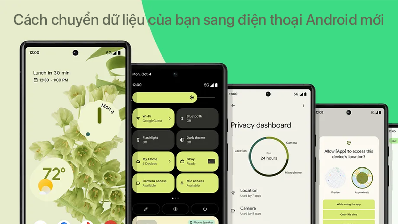 Cách chuyển dữ liệu của bạn sang điện thoại Android mới