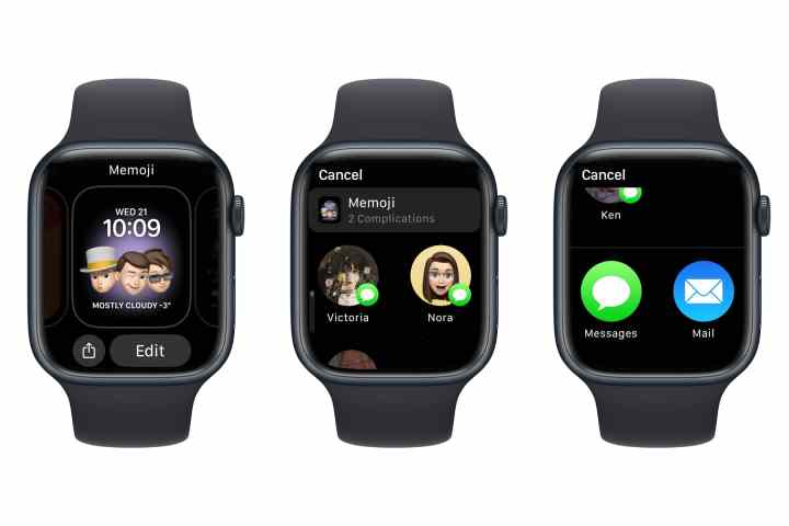 Apple Watch chia sẽ mặt đồng hồ