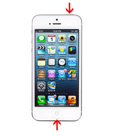Hướng dẫn cách chụp màn hình iPhone 5 5s đơn giản