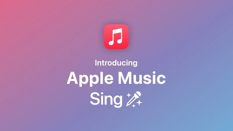 ứng dụng Apple Music Sing
