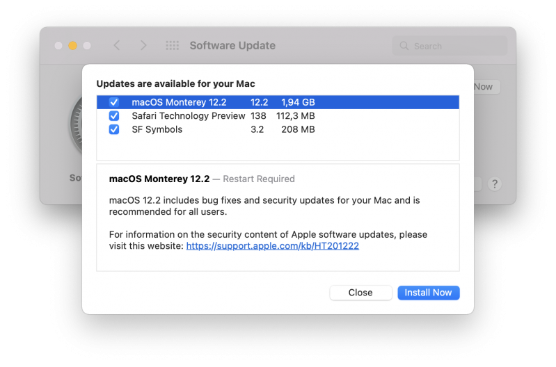 Apple phát hành macOS 12.2