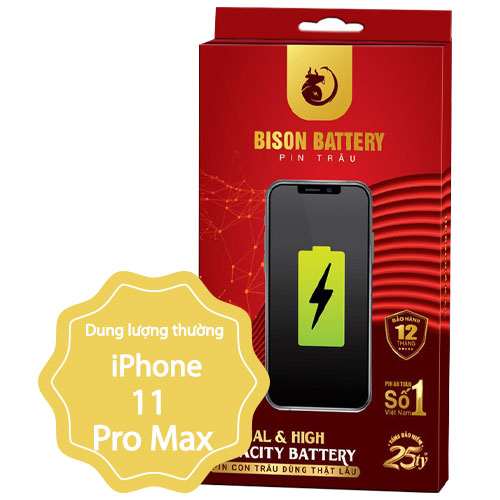 Pin iPhone 11 Pro Max Bison chính hãng đem đến trải nghiệm sử dụng lên đến 13 giờ