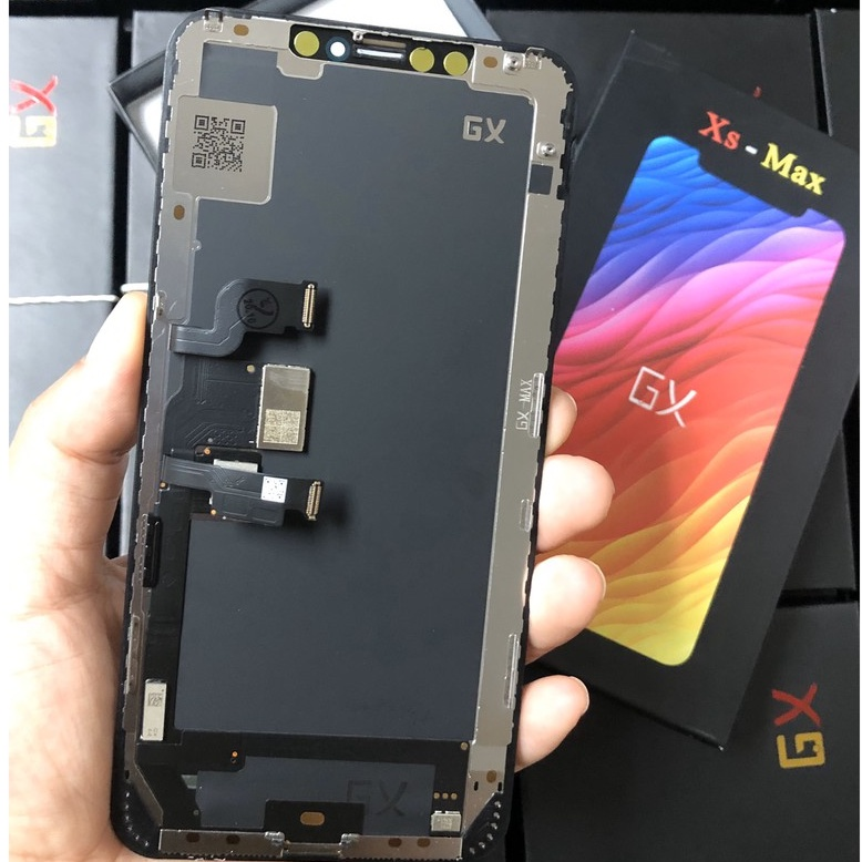 <span id='man-iphone-xs-max-chinh-hang-oled-gx'></span>Màn iPhone XS Max chính hãng OLED Gx sở hữu chất lượng tương đương 9/10 màn zin