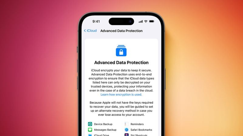 Bảo mật thông tin luôn là tiêu chí hàng đầu của Apple. Với tính năng mã hóa end-to-end cho iCloud, bạn hoàn toàn yên tâm về sự riêng tư và bảo mật. Hãy xem hình ảnh liên quan để hiểu rõ hơn về tính năng bảo mật này.