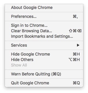 How to take screenshot on Mac: Screenshot a dropdown menu