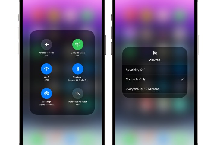 iOS-17-Control-Center-AirDrop-settings