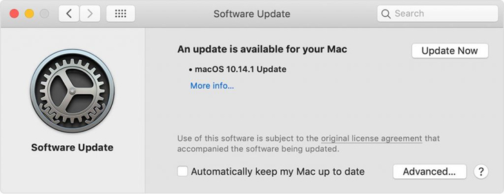 Macbook không vào được hệ điều hành
