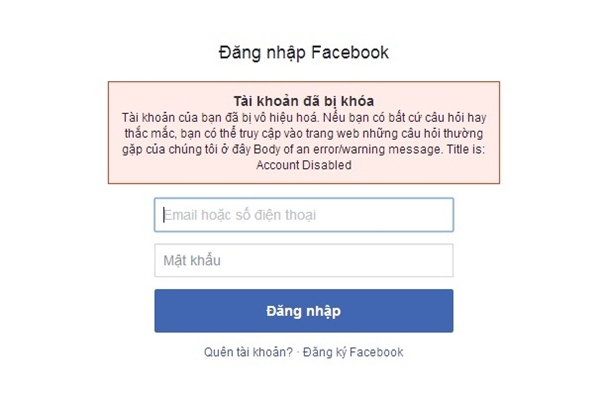 Cách lấy lại facebook bị khóa bằng điện thoại