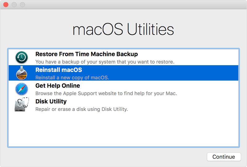 restore mac