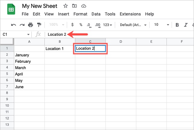 Google-Sheets-Enter-Data