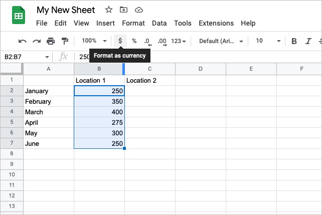 Google-Sheets-Format-as-Currency