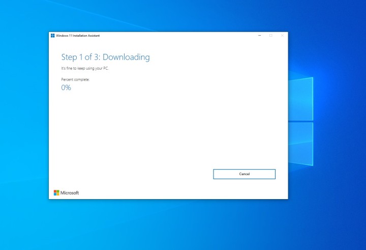 Bước 1 khi cài đặt Windows 11.