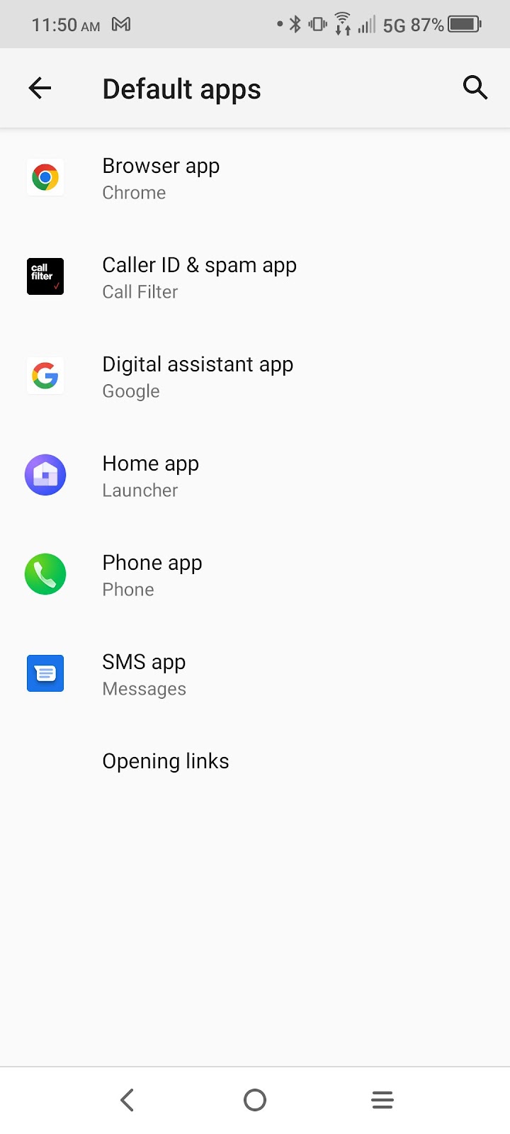 Cách thay đổi ứng dụng mặc định trên điện thoại Android