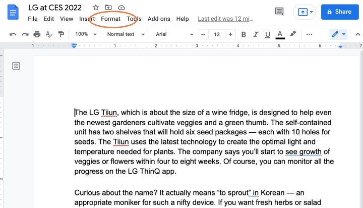 google docs