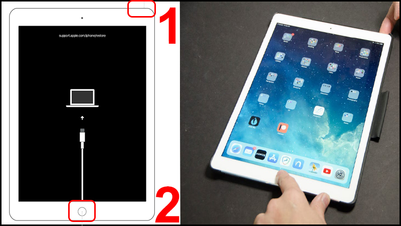 Cách khôi phục chế độ DFU trên iPad có nút Home