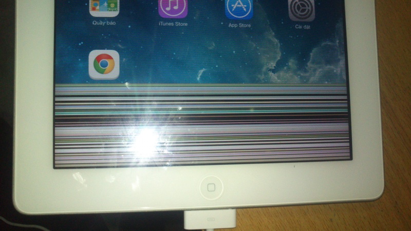 Sửa màn hình iPad mini 2 bị sọc