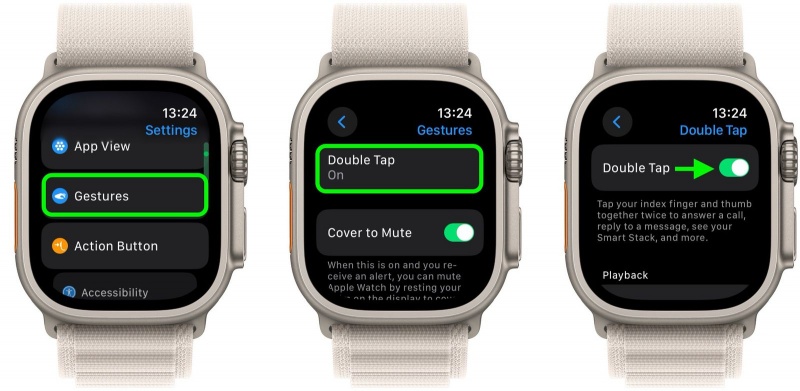 Làm nhiều việc hơn bằng một tay với Double Tap trên Apple Watch