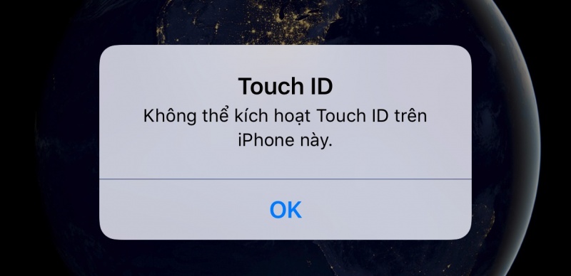 giải quyết lỗi touch id trên iPhone