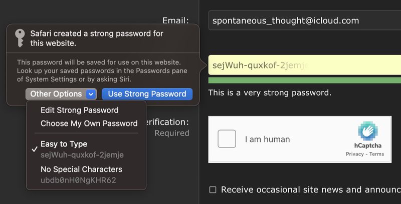 Chỉnh sửa mật khẩu mạnh