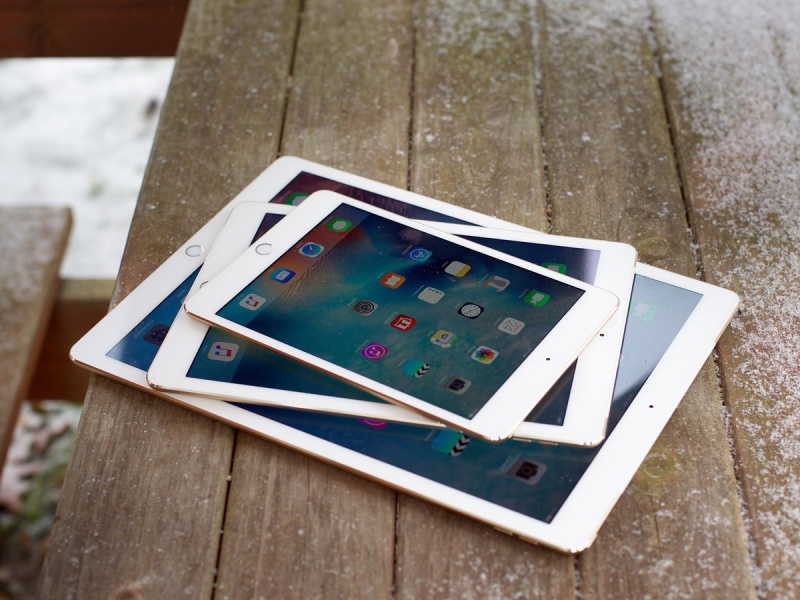Màn hình iPad bị đảm màu