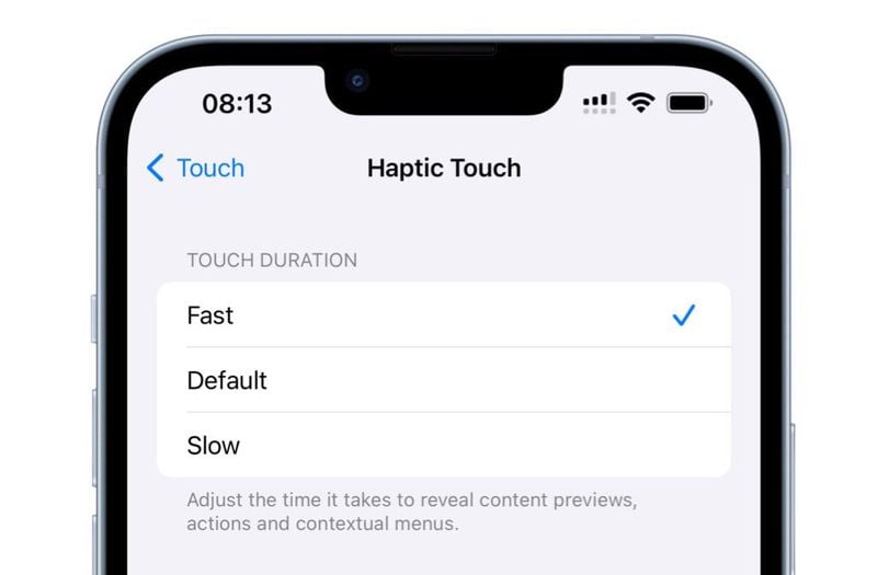 haptic touch