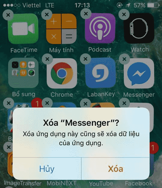 Messenger bị lỗi không nhắn tin được