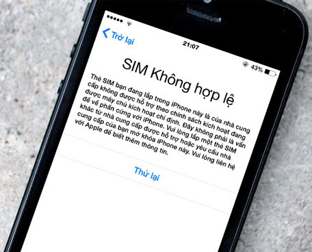 SIM ghép 'mất thiêng', người chơi iPhone lock lại xôn xao