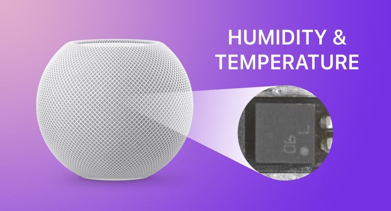 Chức năng nhiệt độ độ ẩm trên Home Pod
