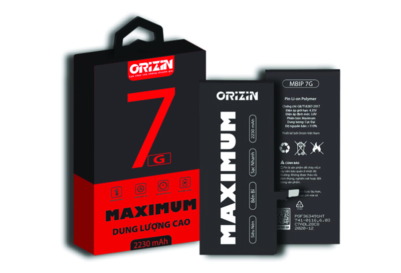 Orizin Max là dòng pin dung lượng cao dành cho iPhone, đem tới thời gian sử dụng lâu hơn 30% so với pin zin