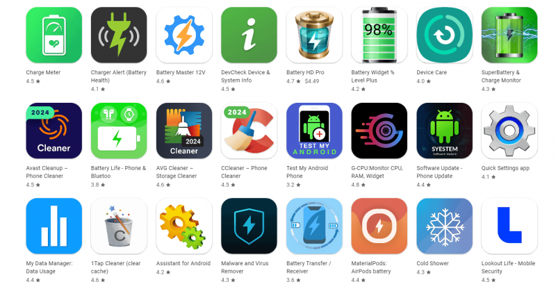 battery app