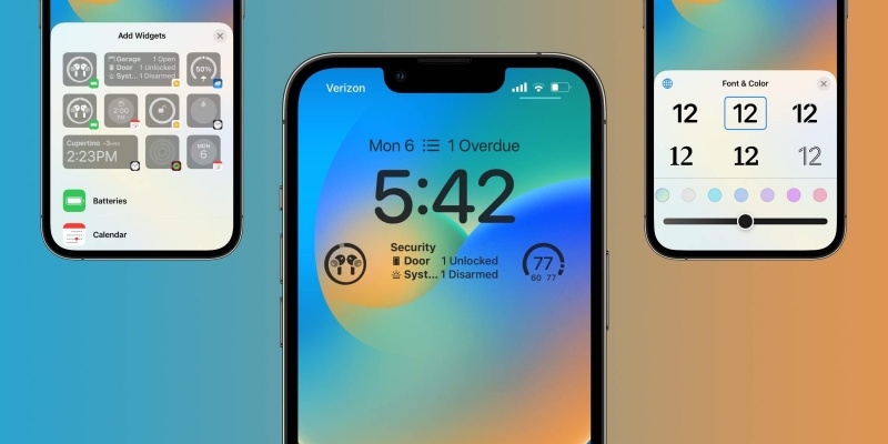 Tùy biến màn hình khoá iOS 16 (customize lock screen on iOS 16): iOS 16 mang đến cho người dùng những tính năng tùy biến màn hình khoá vô cùng đa dạng. Bạn có thể tùy chọn những phần tử được hiển thị trên màn hình khoá và sắp đặt chúng sao cho phù hợp với nhu cầu cá nhân. Đồng thời, bạn còn có khả năng tạo ra các giao diện khoá độc quyền hoặc sử dụng các giao diện đã có sẵn của người dùng khác để làm màn hình khoá của mình trở nên nổi bật hơn.