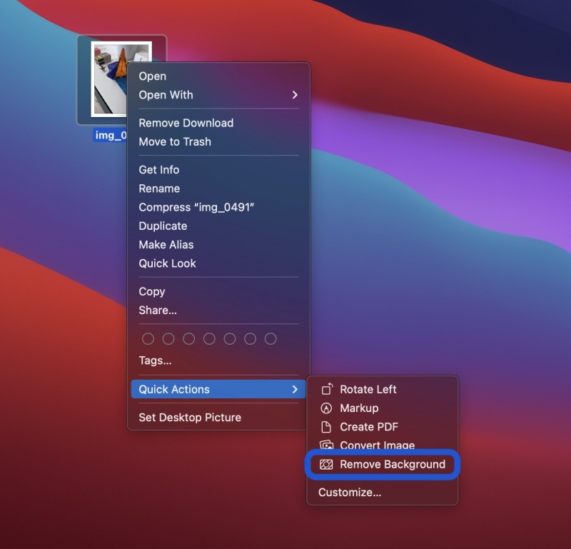 Cách xóa hình nền khỏi hình ảnh ngay lập tức với macOS Ventura