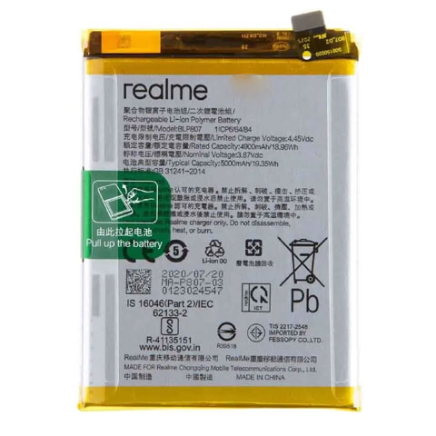 Thay pin realme 7