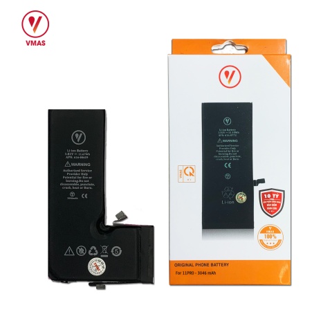Thay pin VMAS iPhone 11 Pro chính hãng dung lượng chuẩn