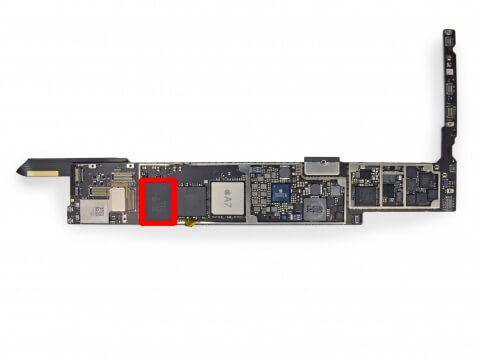 Sửa main iPad Air bị hư ổ cứng