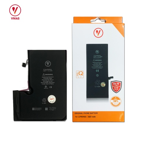 Thay pin VMAS iPhone 12 Pro Max chính hãng dung lượng chuẩn