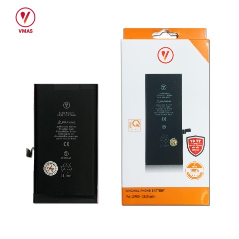 Thay pin VMAS iPhone 12 Pro chính hãng dung lượng chuẩn