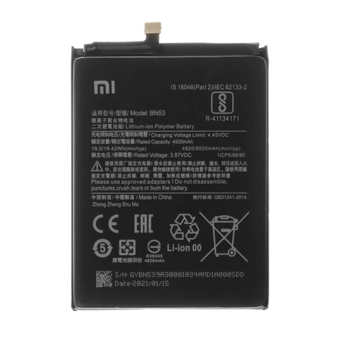 Thay pin Xiaomi Redmi Note 10 Pro